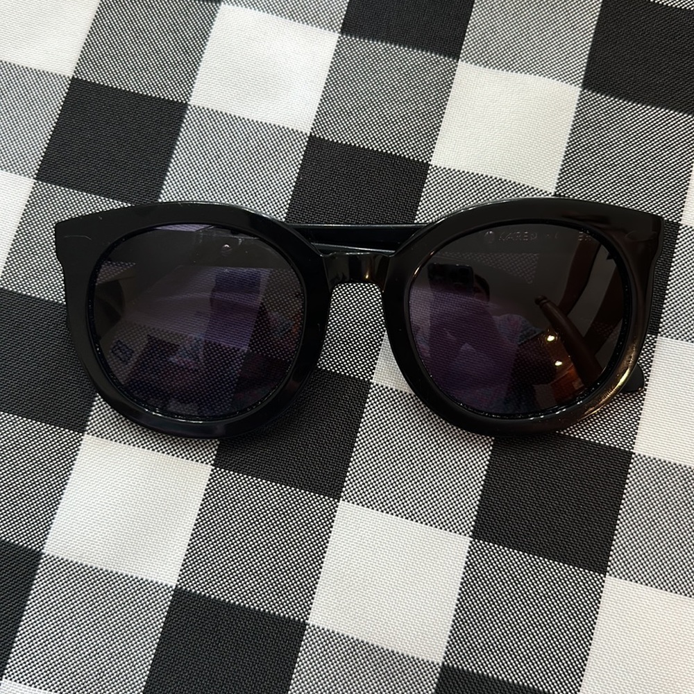 Black Karen Walker Super Duper Sunglasses